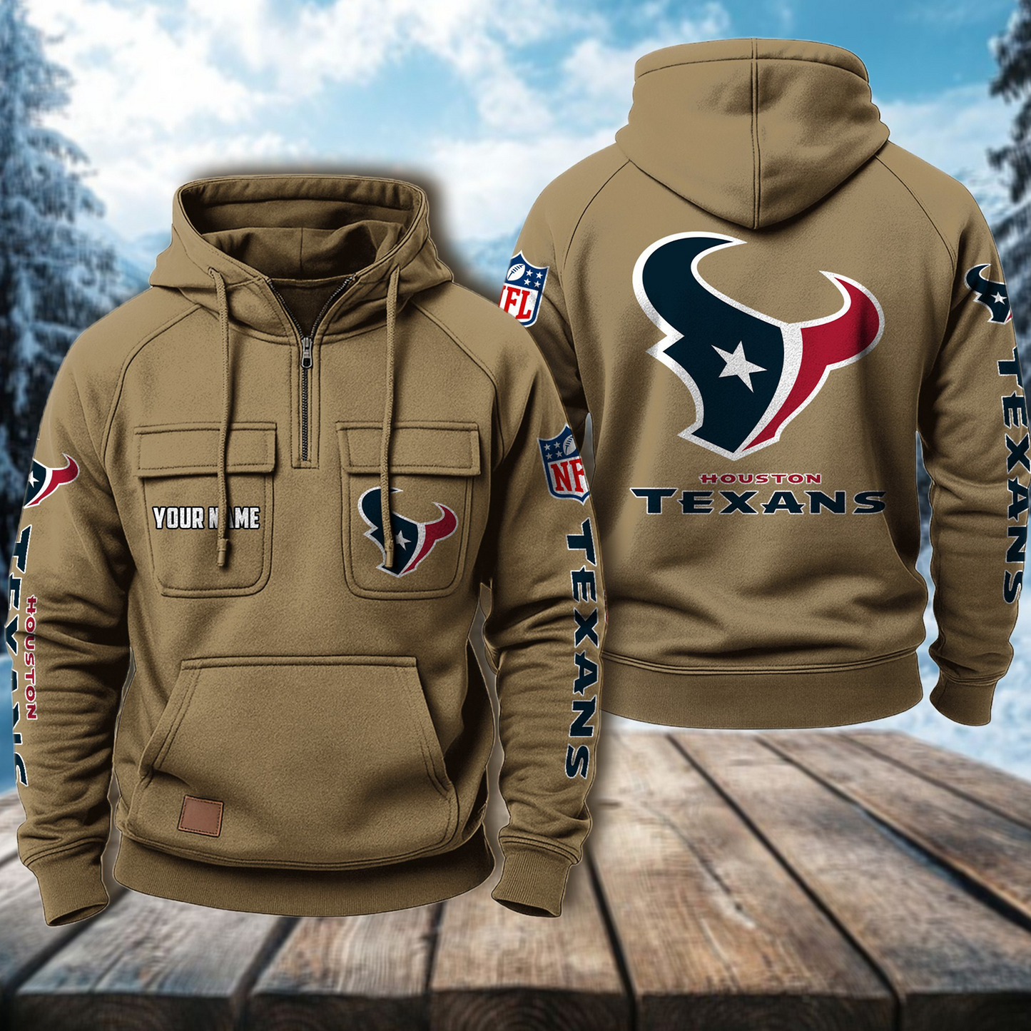 HOU x NFL Premium Hoodie DATND TANTD