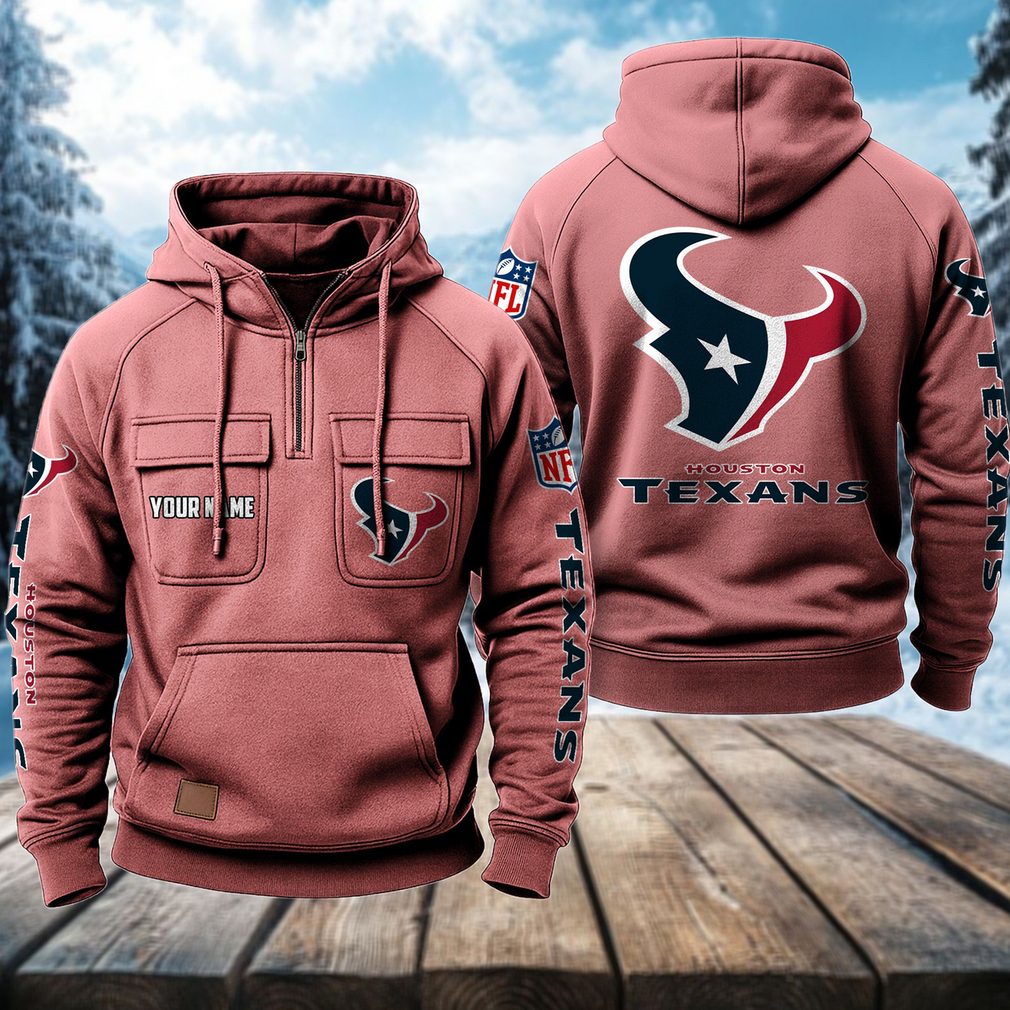 HOU x NFL Premium Hoodie DATND TANTD