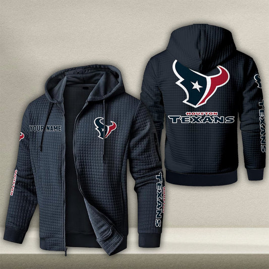 HOU x NFL Quilted Zip Hoodie DatND DVT