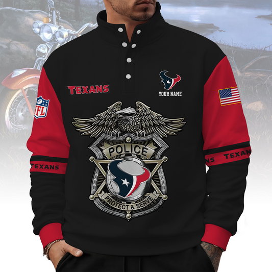 HOU x NFL Western Style Sweater With Buckles DatND ThuongNH