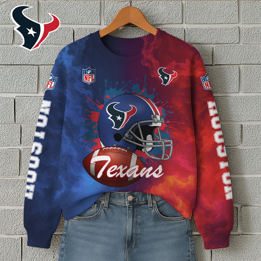 HT Premium NFL Printed Long Sleeve Casual Sweatshirt DDT NTL