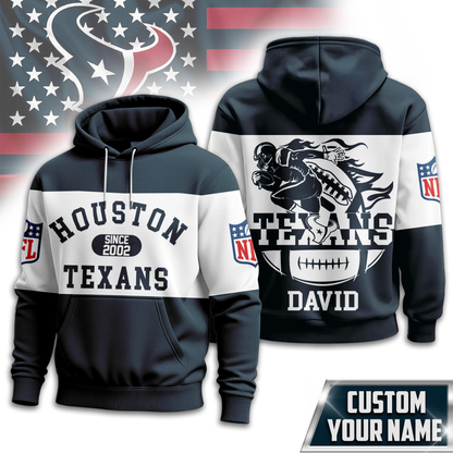 HT Premium NFL Touchdown Spirit Personalized Hoodie DDT CTND