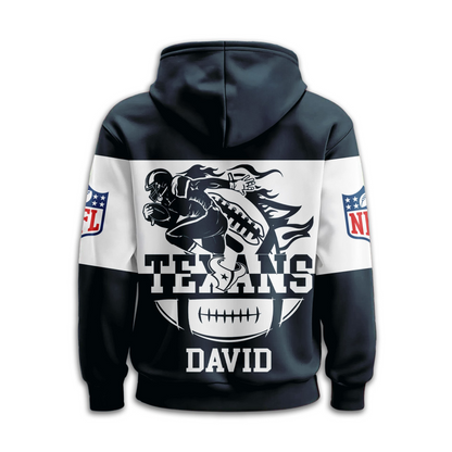 HT Premium NFL Touchdown Spirit Personalized Hoodie DDT CTND