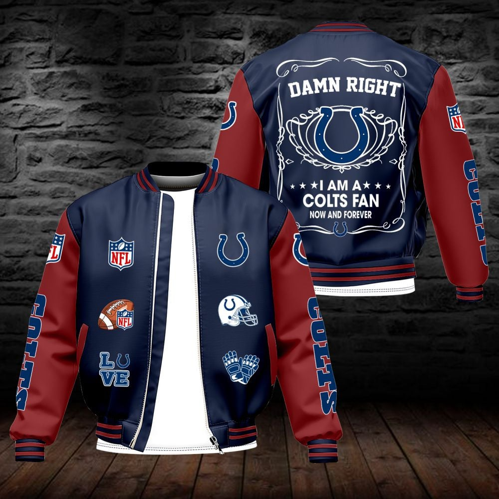IC NFL Premium Leather Bomber Jacket DDT HLPHUONG