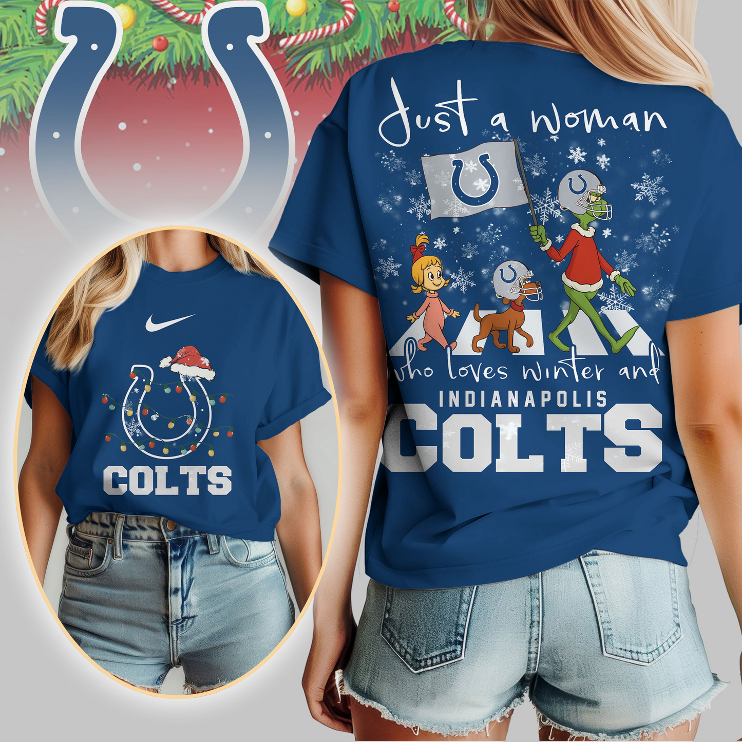 IC Premium NFL Just A Woman Who Loves Winter 3D Shirt DDT CTND
