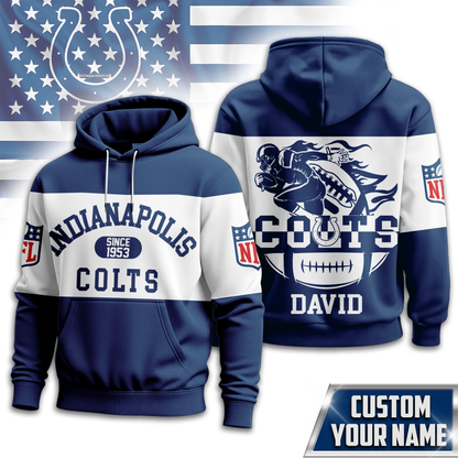 IC Premium NFL Touchdown Spirit Personalized Hoodie DDT CTND