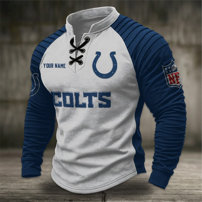 IC x NFL Men Stand Collar Long Sleeve Top DDT  CTND