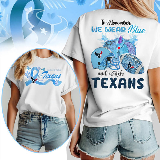 IN NOVEMBER WE WEAR BLUE AND WATCH HOU SHIRT NDT NHM