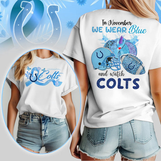 IN NOVEMBER WE WEAR BLUE AND WATCH IND SHIRT NDT NHM