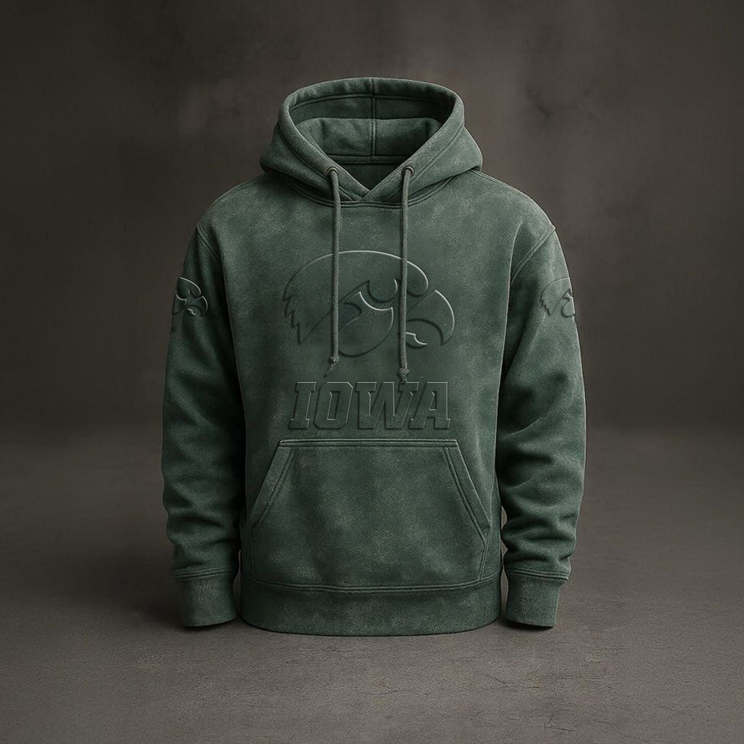 IOWA Embossed Hoodie DatND DVT