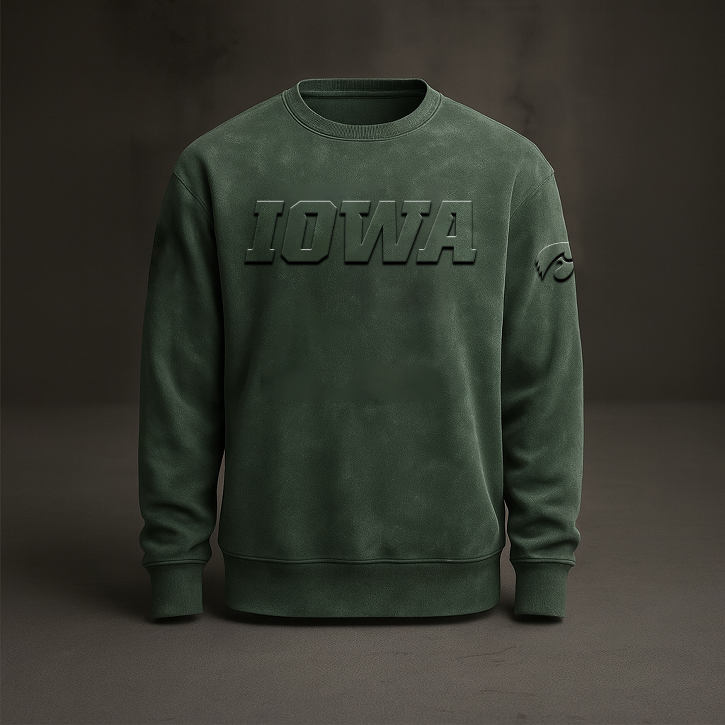 IOWA x NCAA Embossed Sweat Shirt DATND TANTD