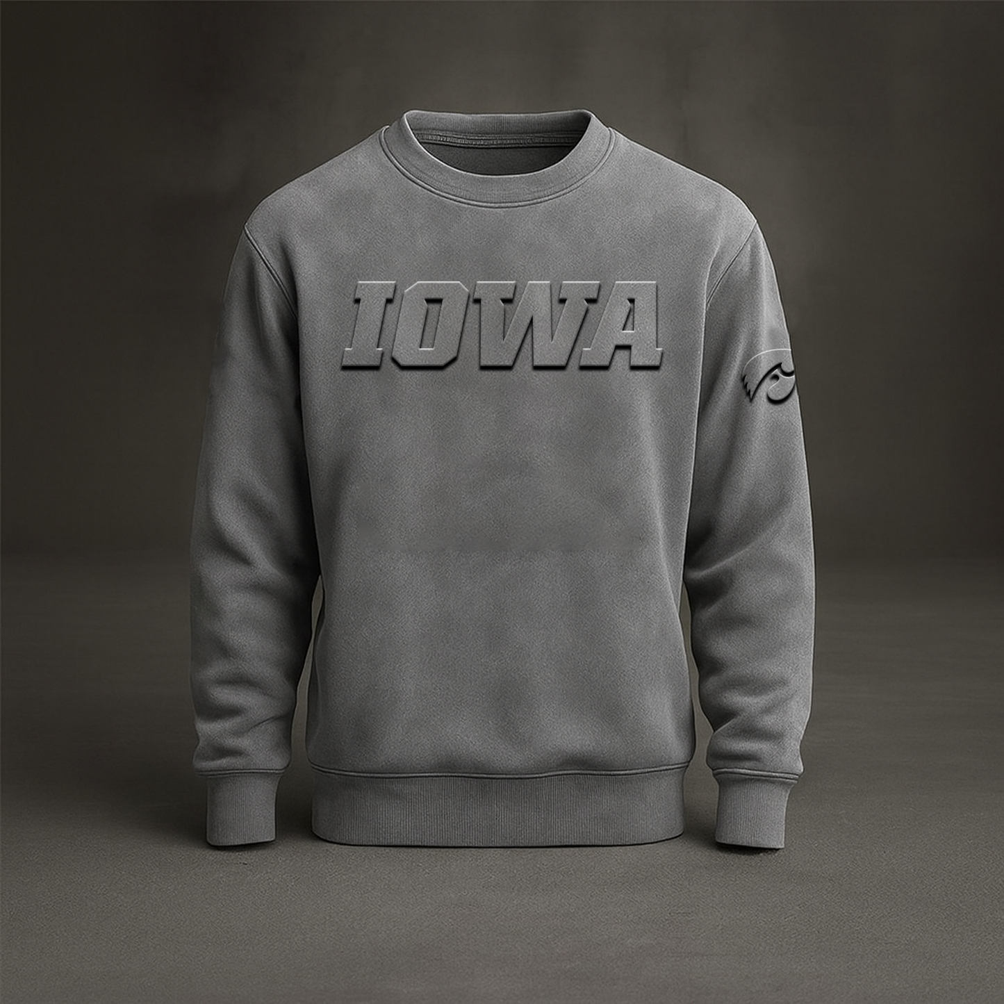 IOWA x NCAA Embossed Sweat Shirt DATND TANTD