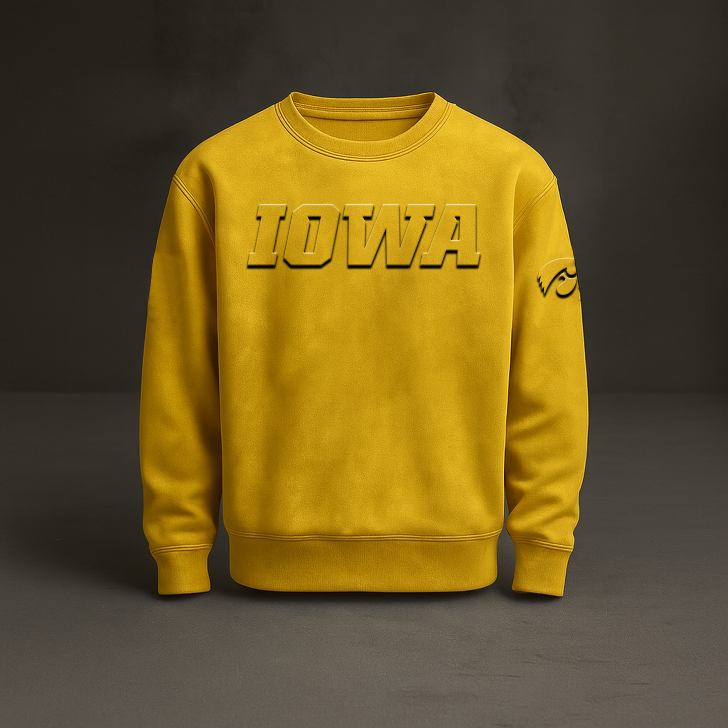 IOWA x NCAA Embossed Sweat Shirt DATND TANTD