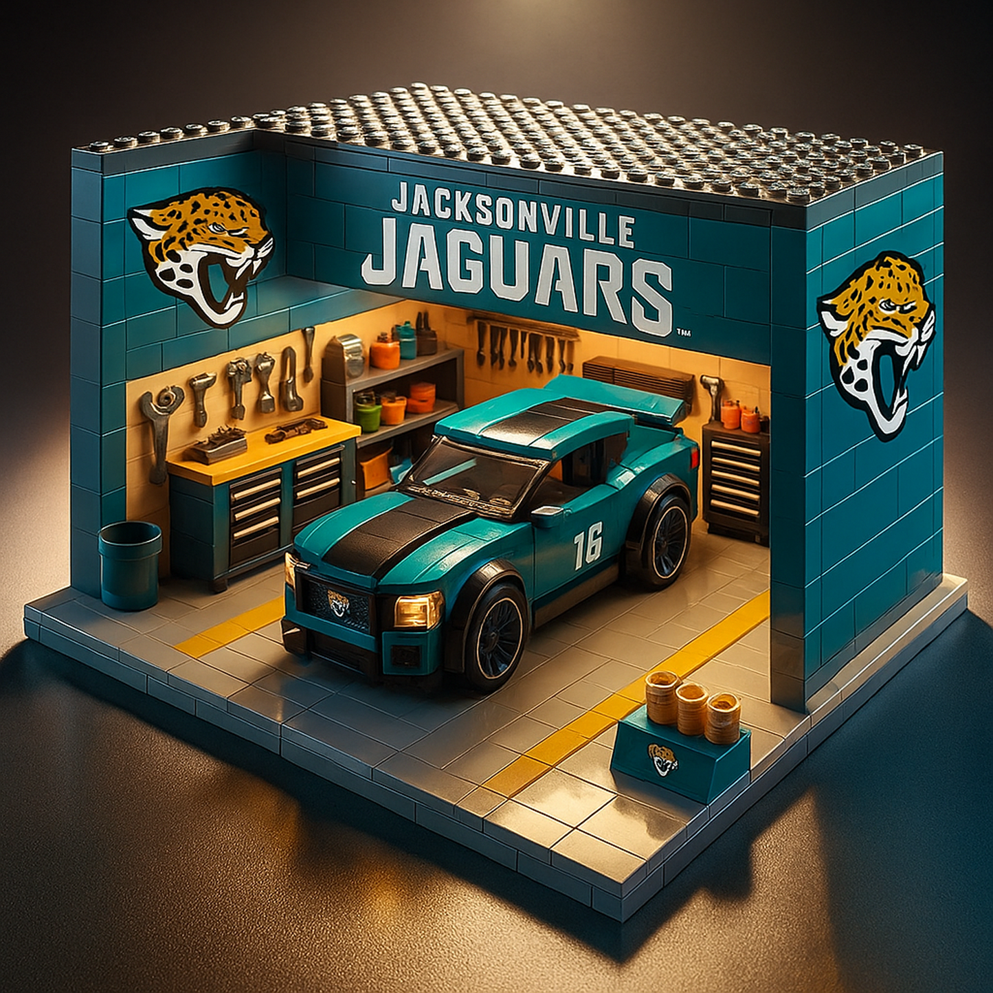 JAC x NFL Garage Building Blocks Set DATND TANTD