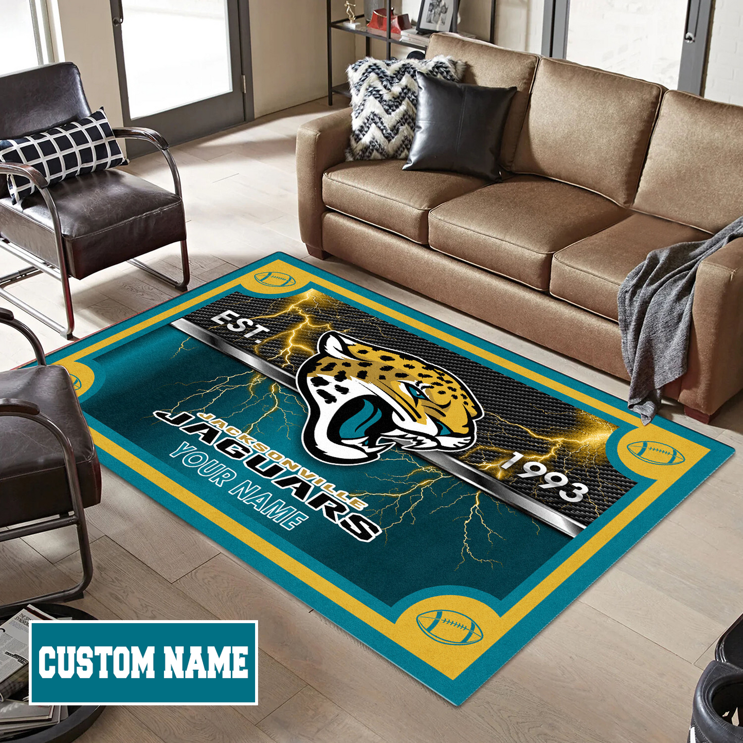 JAC x NFL Rug DATND TANTD