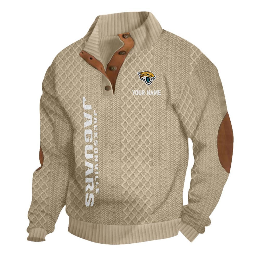 JJ NFL Basic Knitted Stand Collar Sweatshirt DDT CTND