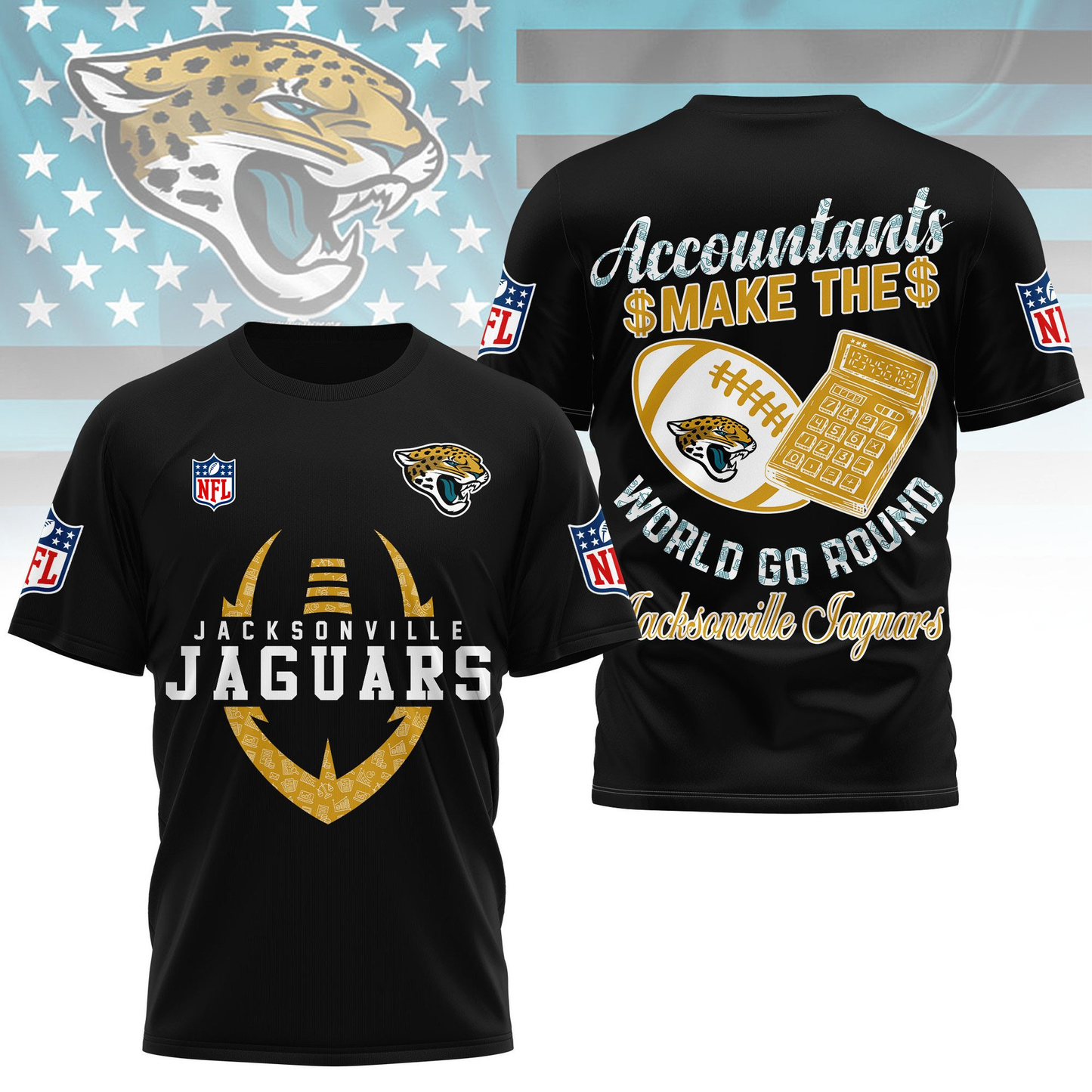 JJ Premium NFL Accountant Pride Fan 3D Shirt DDT CTND