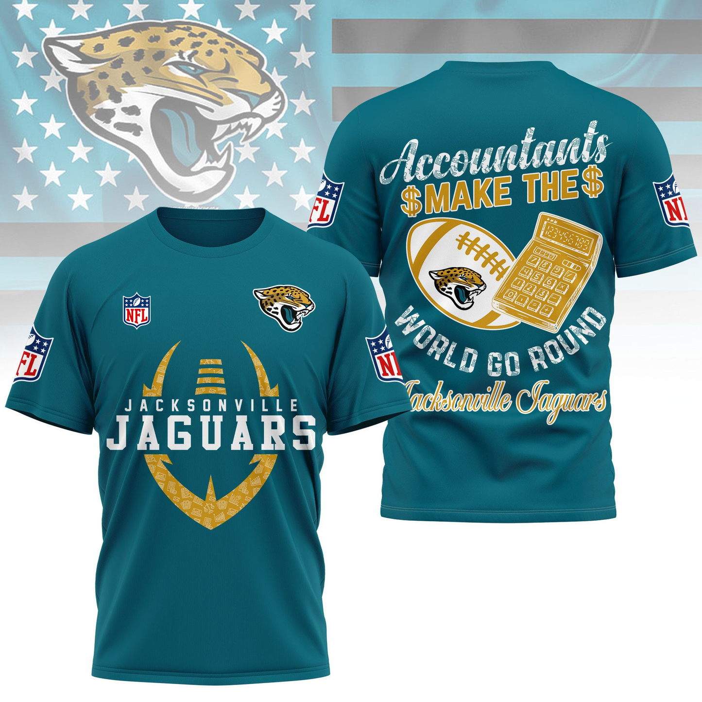 JJ Premium NFL Accountant Pride Fan 3D Shirt DDT CTND