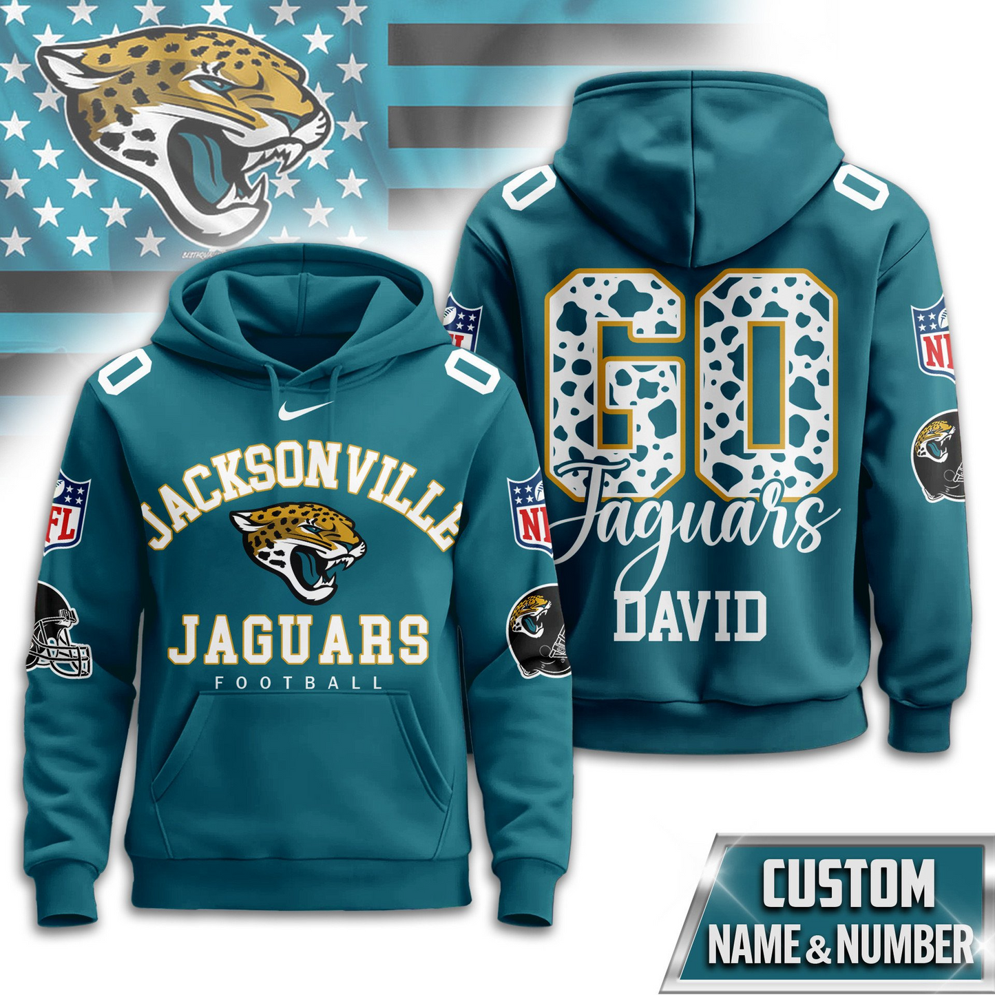 JJ Premium NFL Custom Game Day Hoodie DDT NTL