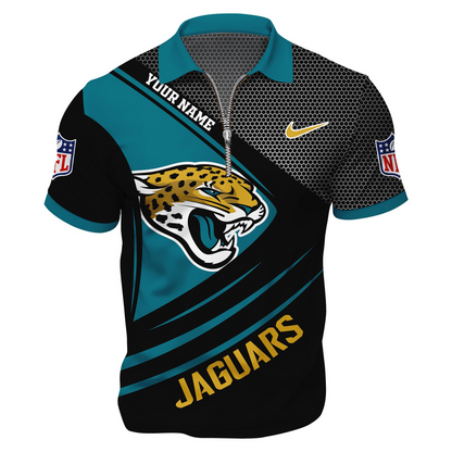 JJ Premium NFL Game Day Polo With Zipper Shirt DDT NTL