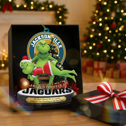JJ Premium NFL x Grinch Acrylic Ornament DDT NTL