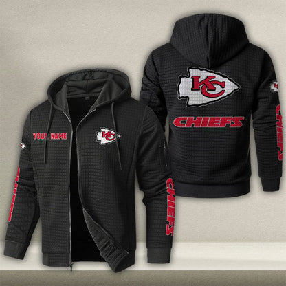 KC x NFL Quilted Zip Hoodie DatND DVT