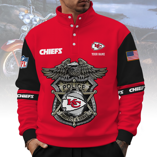 KC x NFL Western Style Sweater With Buckles DatND ThuongNH