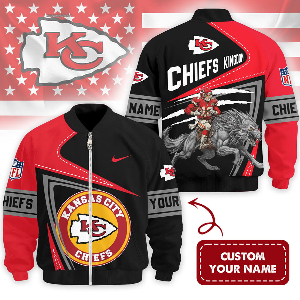KCC Premium NFL Game Day 3D Bomber Jacket DDT NTL