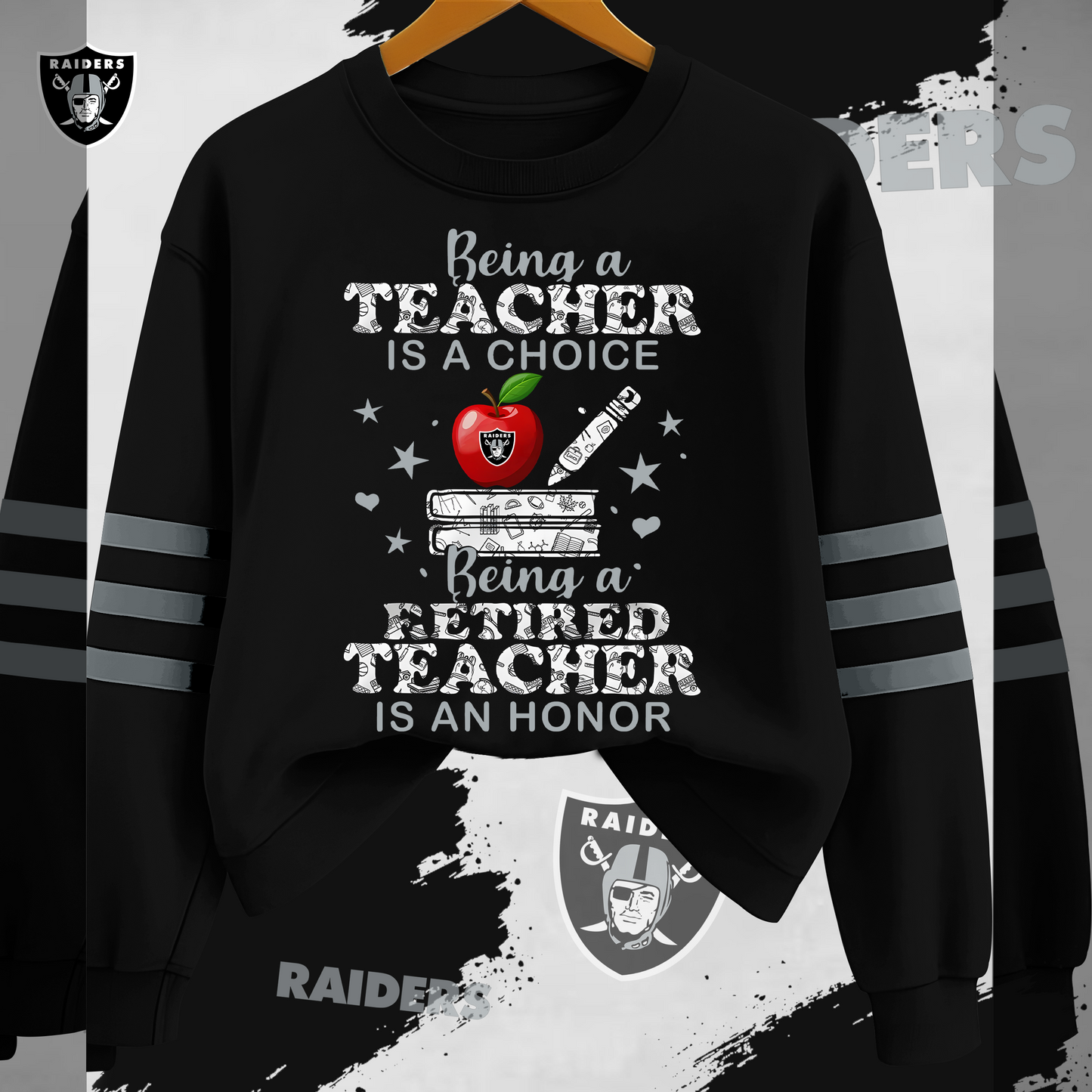 LVR Premium NFL Teacher Honor 3D Sweatshirt DDT HLPHUONG