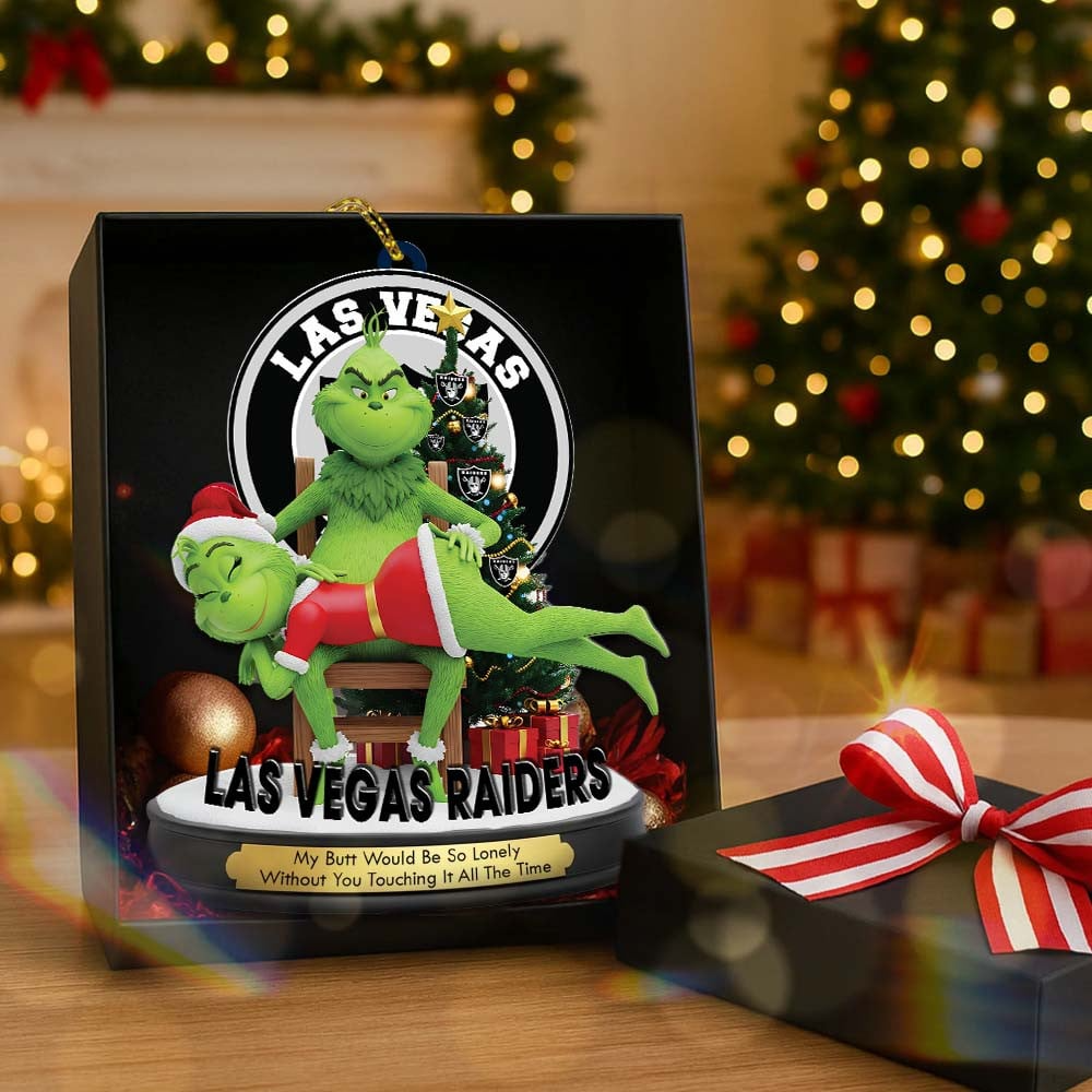 LVR Premium NFL x Grinch Acrylic Ornament DDT NTL