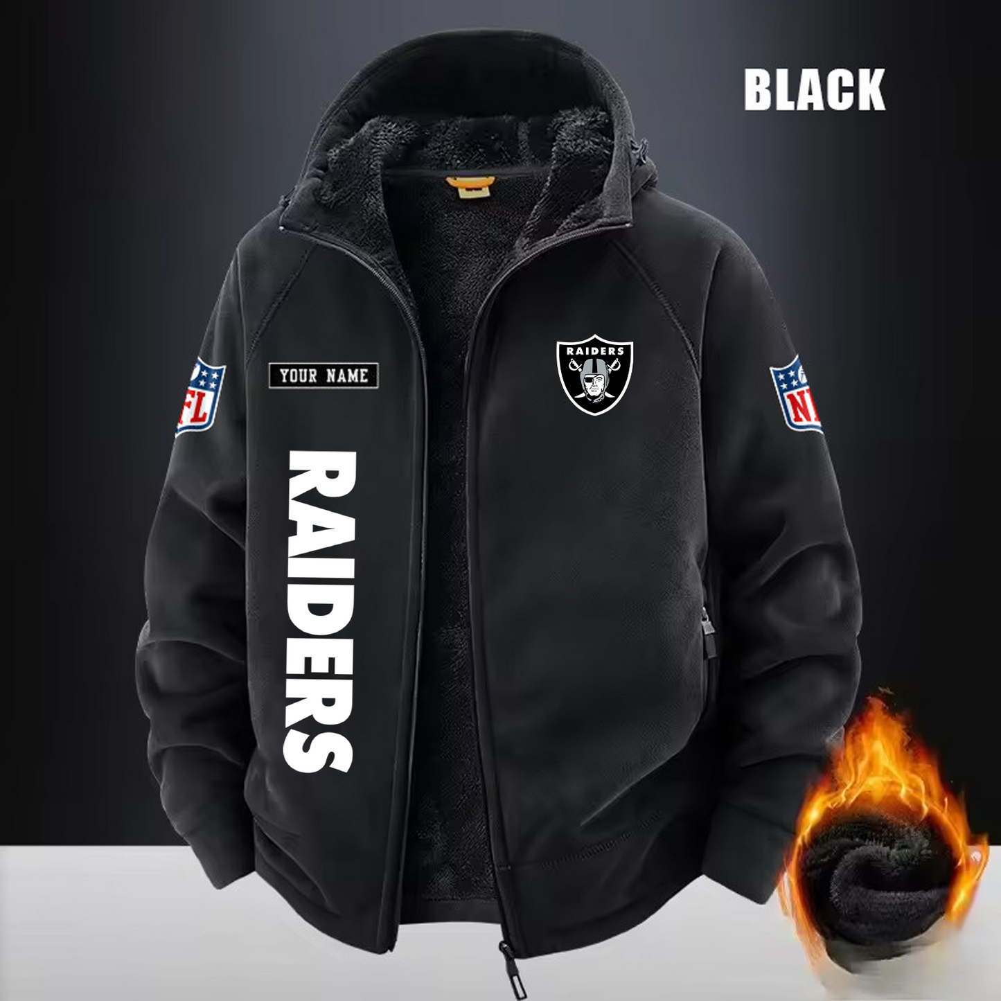 LVR x NFL 3D Half-zip Hoodie DATND TANTD