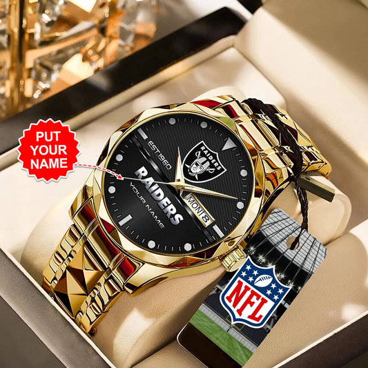 LVR x NFL Alloy Luxury Quartz Watch DATND TANTD