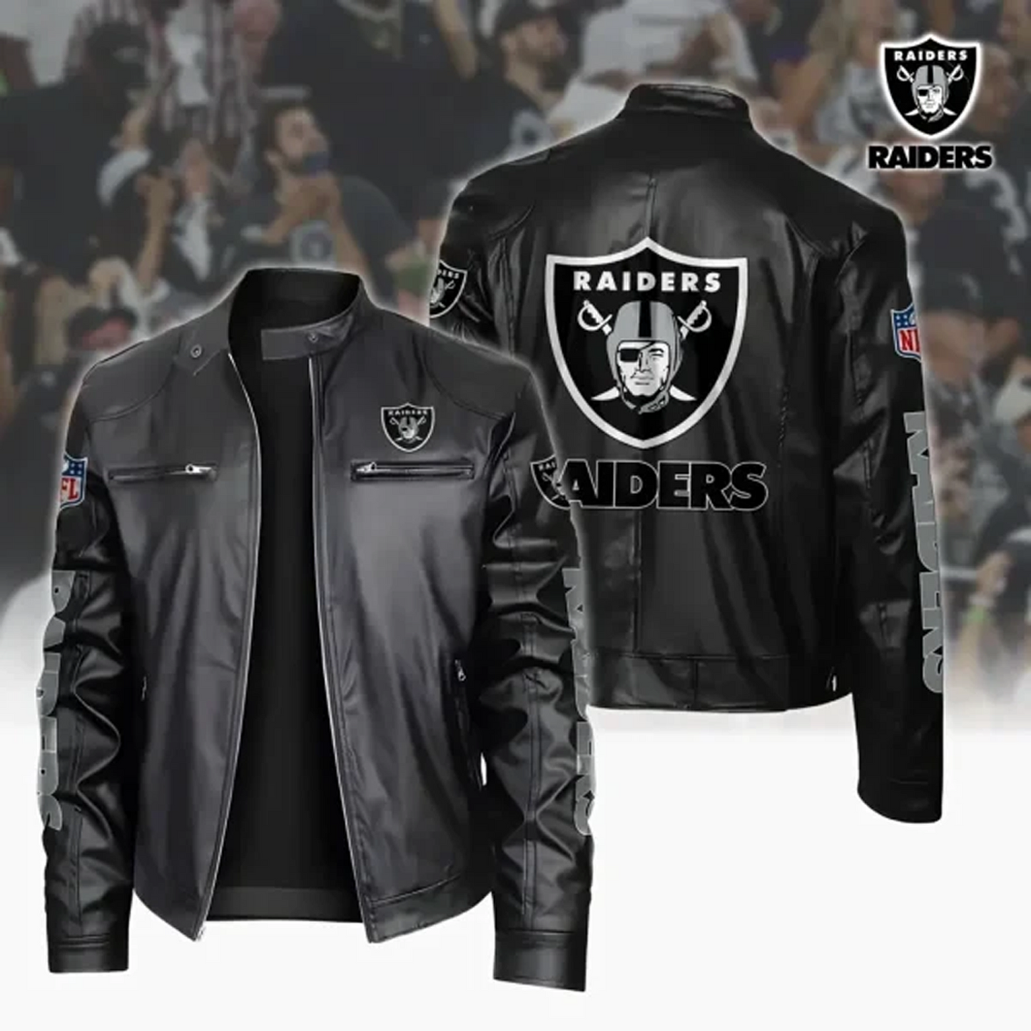 LVR x NFL Sport Leather Jacket DATND TANTD