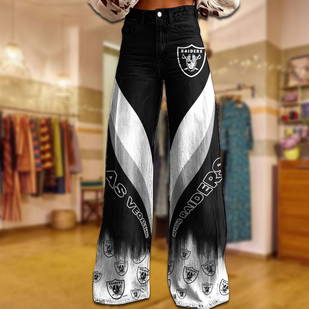 LVR x NFL Women's Casual Wide Leg Pants DATND TANTD 281025