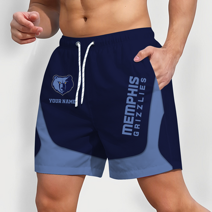 MEM x NBA Team Special Short Pants For Men Custom Name Gifts DATND TANTD
