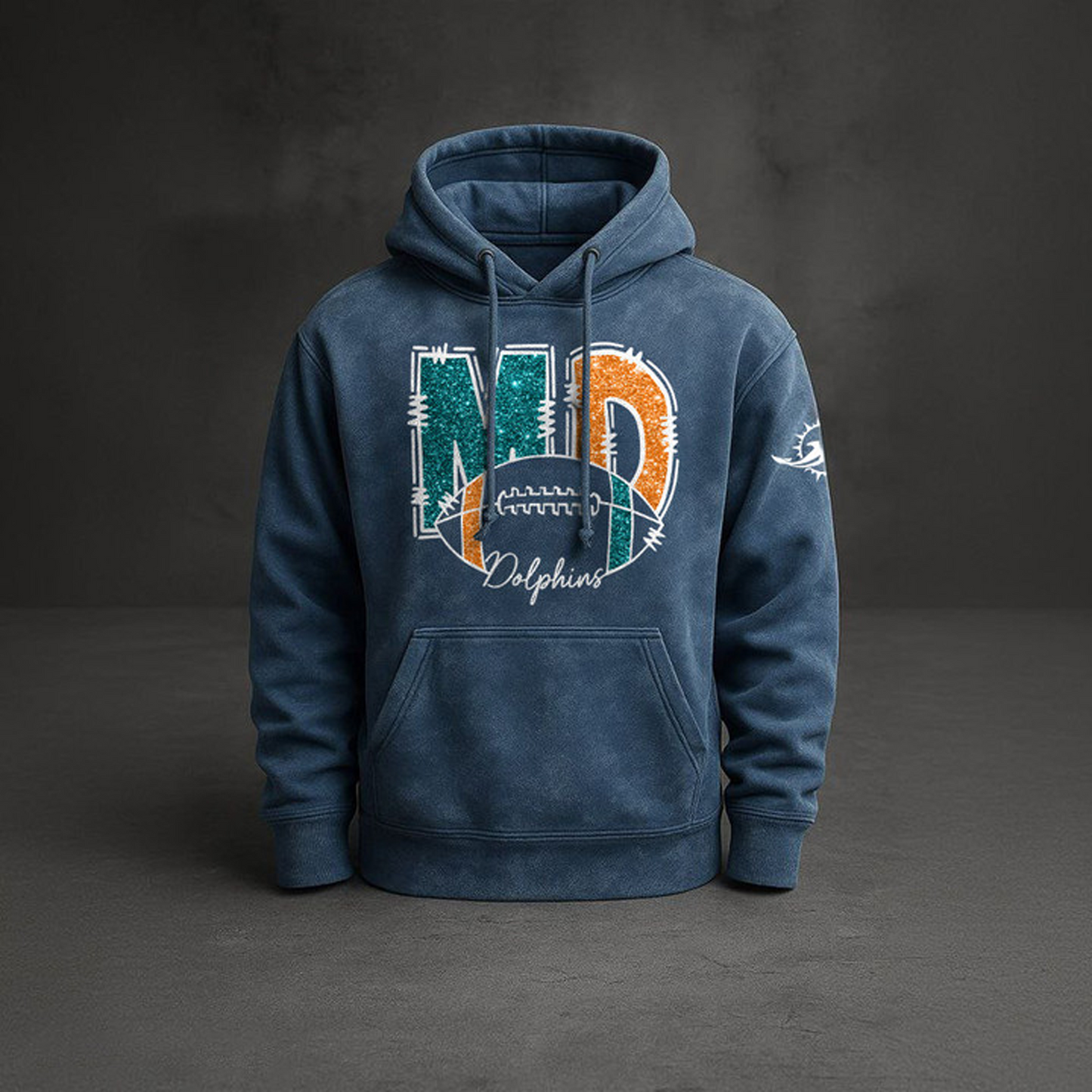 MIA x NFL Embossed Hoodie DatND THUONGNH