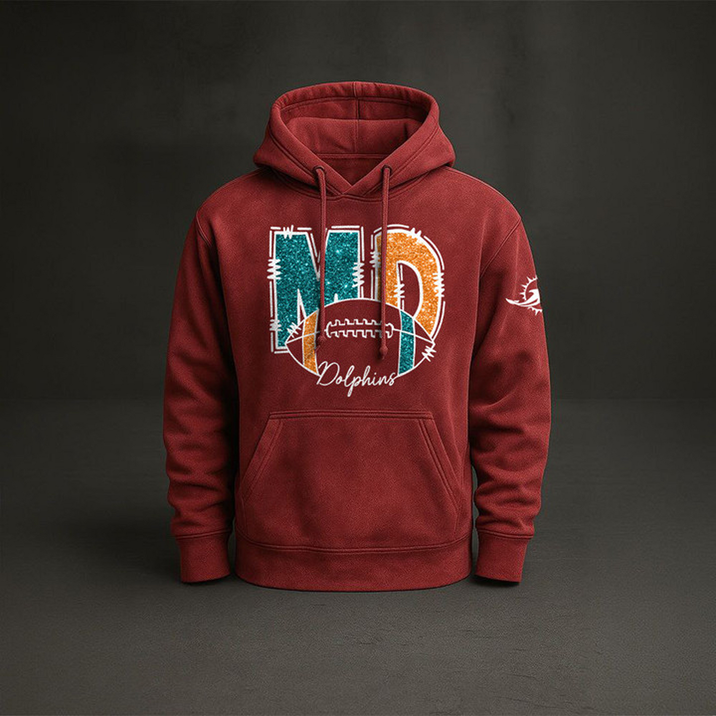 MIA x NFL Embossed Hoodie DatND THUONGNH