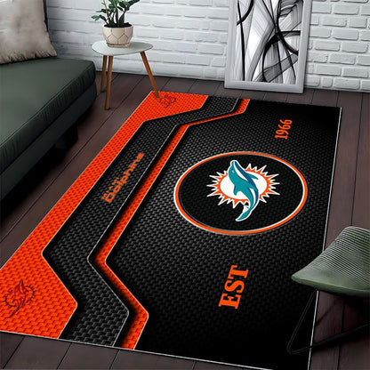 MIA x NFL Modern Sports Living Room Rug DatND DVT