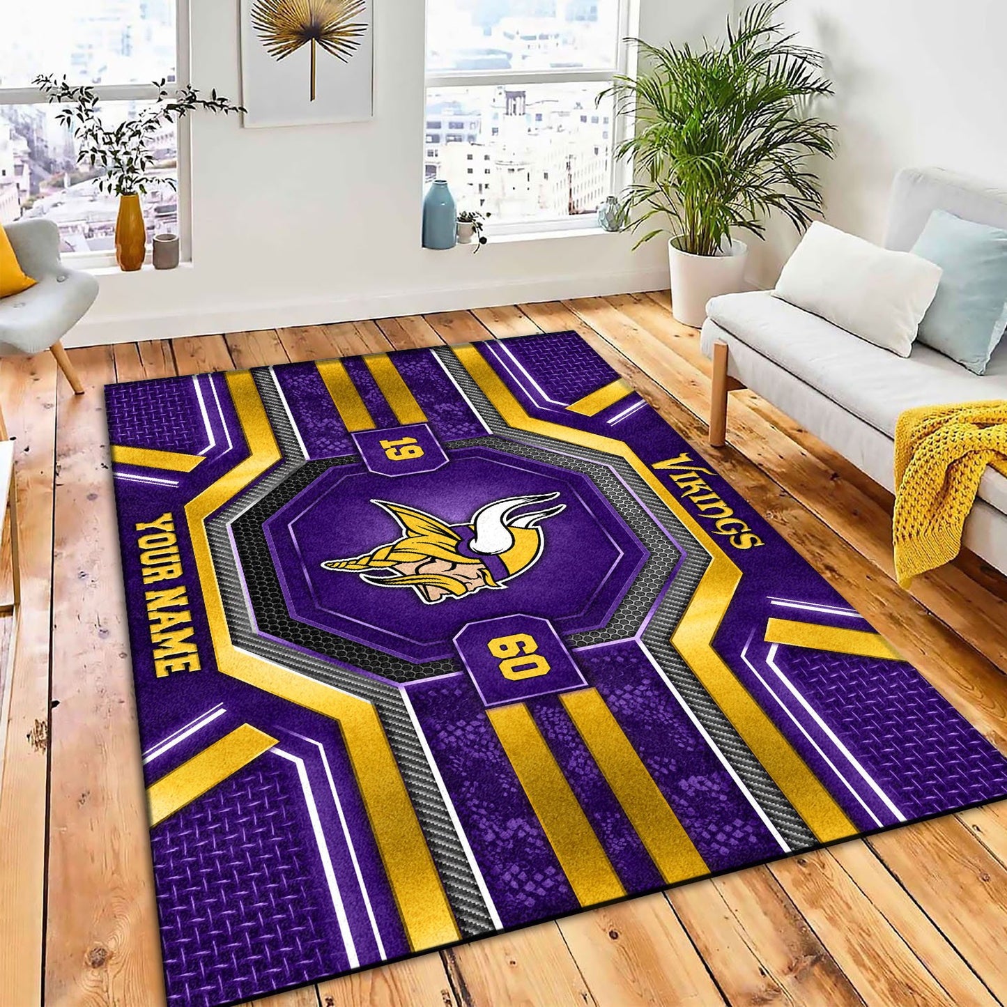 MIN x NFL Custom Rug DatND DVT