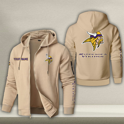 MIN x NFL Quilted Zip Hoodie DatND DVT