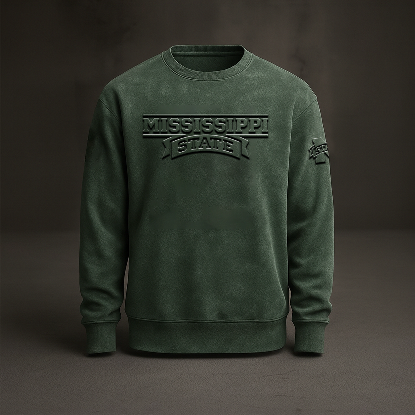 MIS x NCAA Embossed Sweat Shirt DATND TANTD