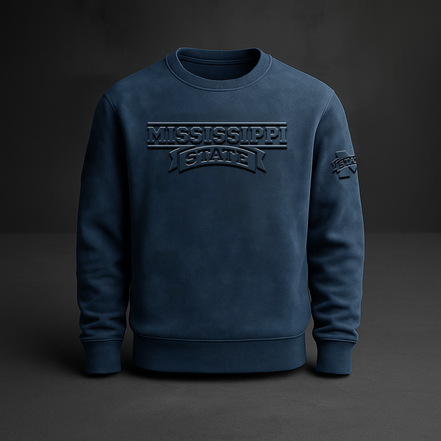 MIS x NCAA Embossed Sweat Shirt DATND TANTD