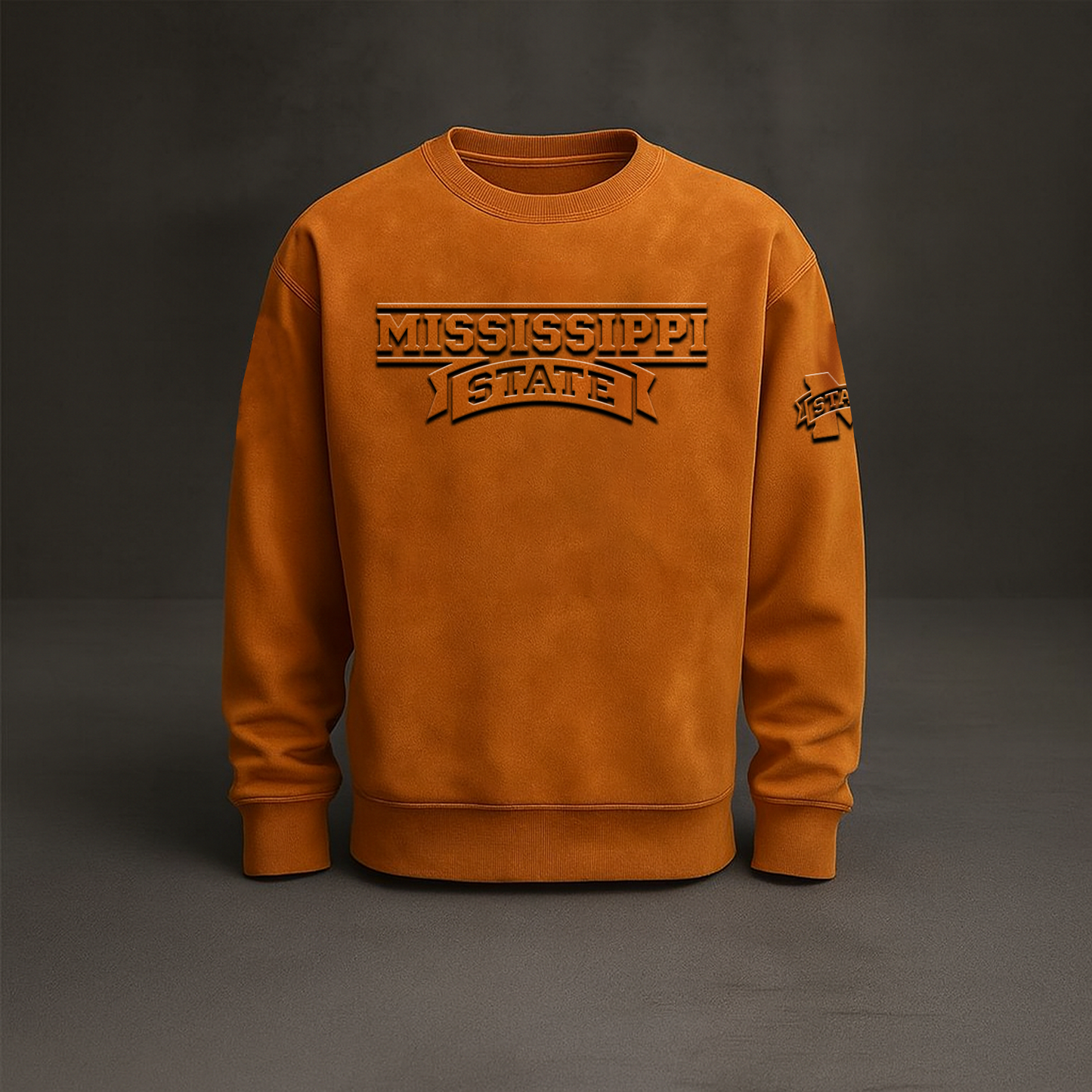 MIS x NCAA Embossed Sweat Shirt DATND TANTD