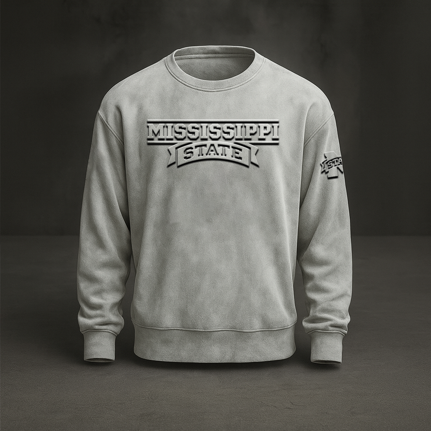 MIS x NCAA Embossed Sweat Shirt DATND TANTD