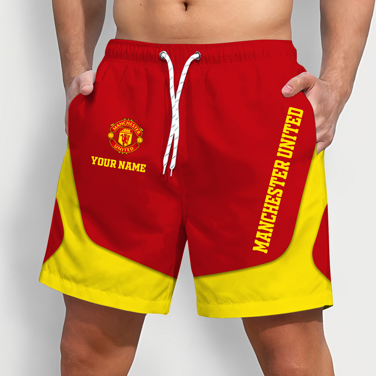 MU x EPL Team Special Short Pants For Men Custom Name Gifts DATND TANTD