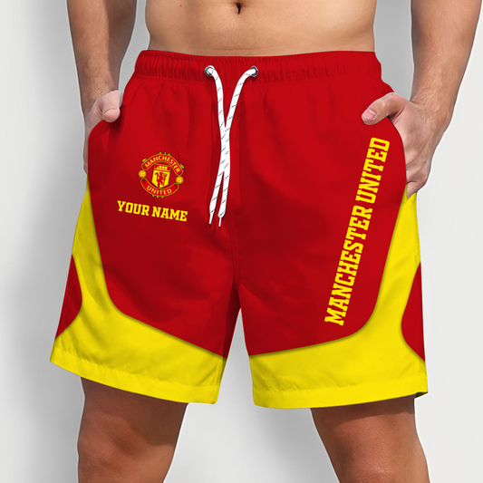 MU x EPL Team Special Short Pants For Men Custom Name Gifts DATND TANTD