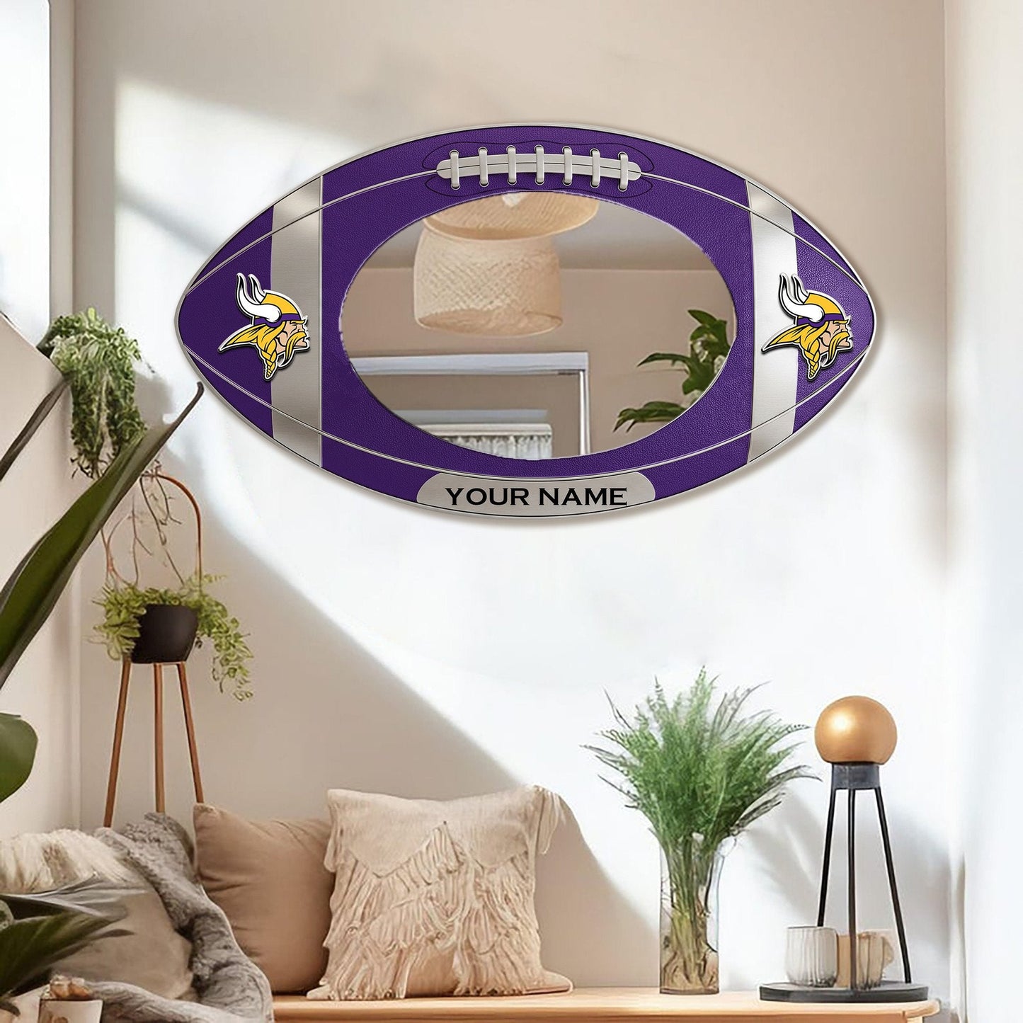 MV Custom NFL Wall Mirror Decor For Fan DDT CTND