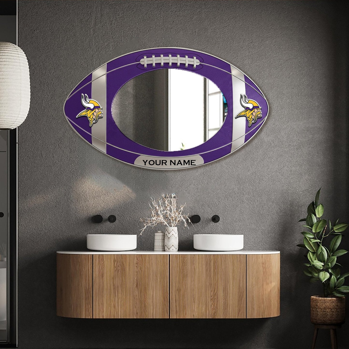 MV Custom NFL Wall Mirror Decor For Fan DDT CTND