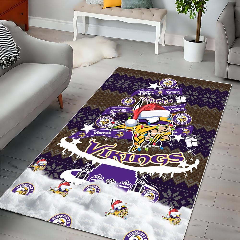 MV NFL Chrismas Carpet Rug DDT NTL