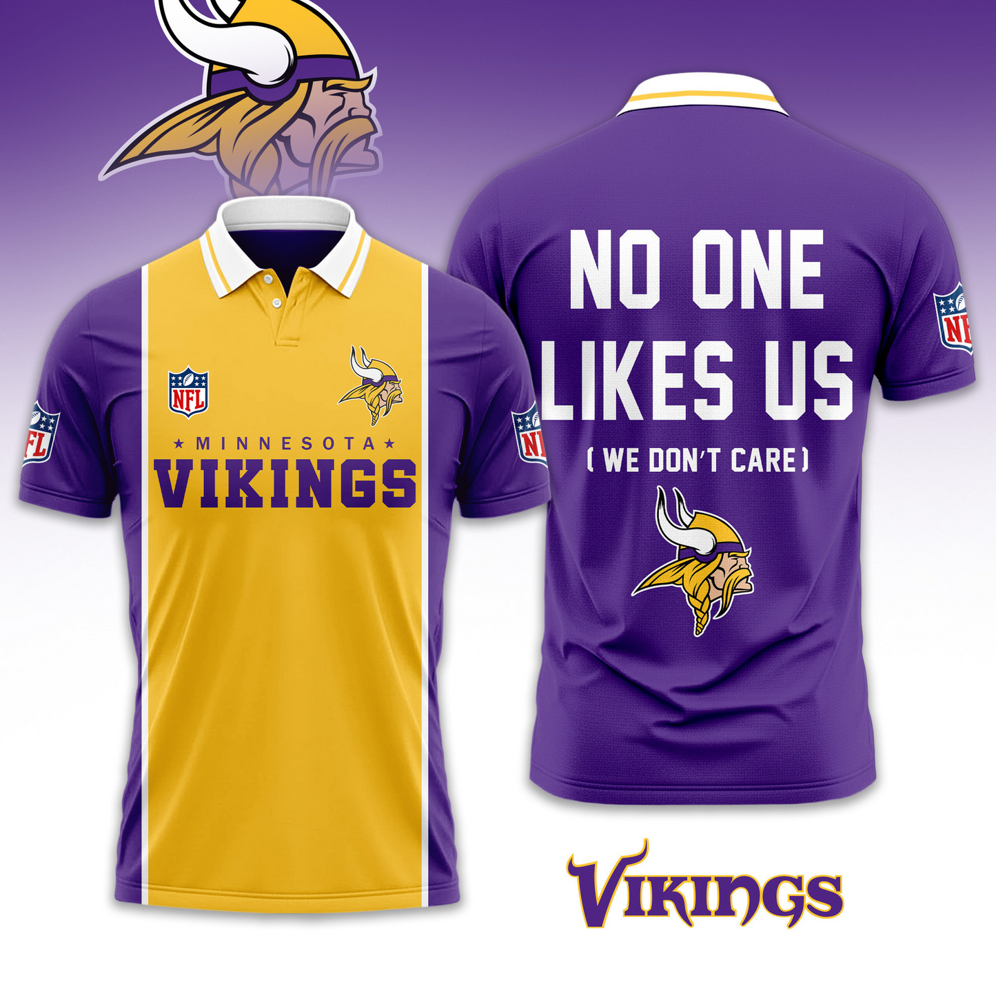 MV NFL No One Like Us Polo Shirt DDT HLPHUONG